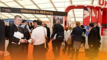 All-Energy exhibition floor