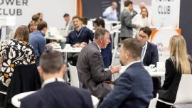 exhibitors talking